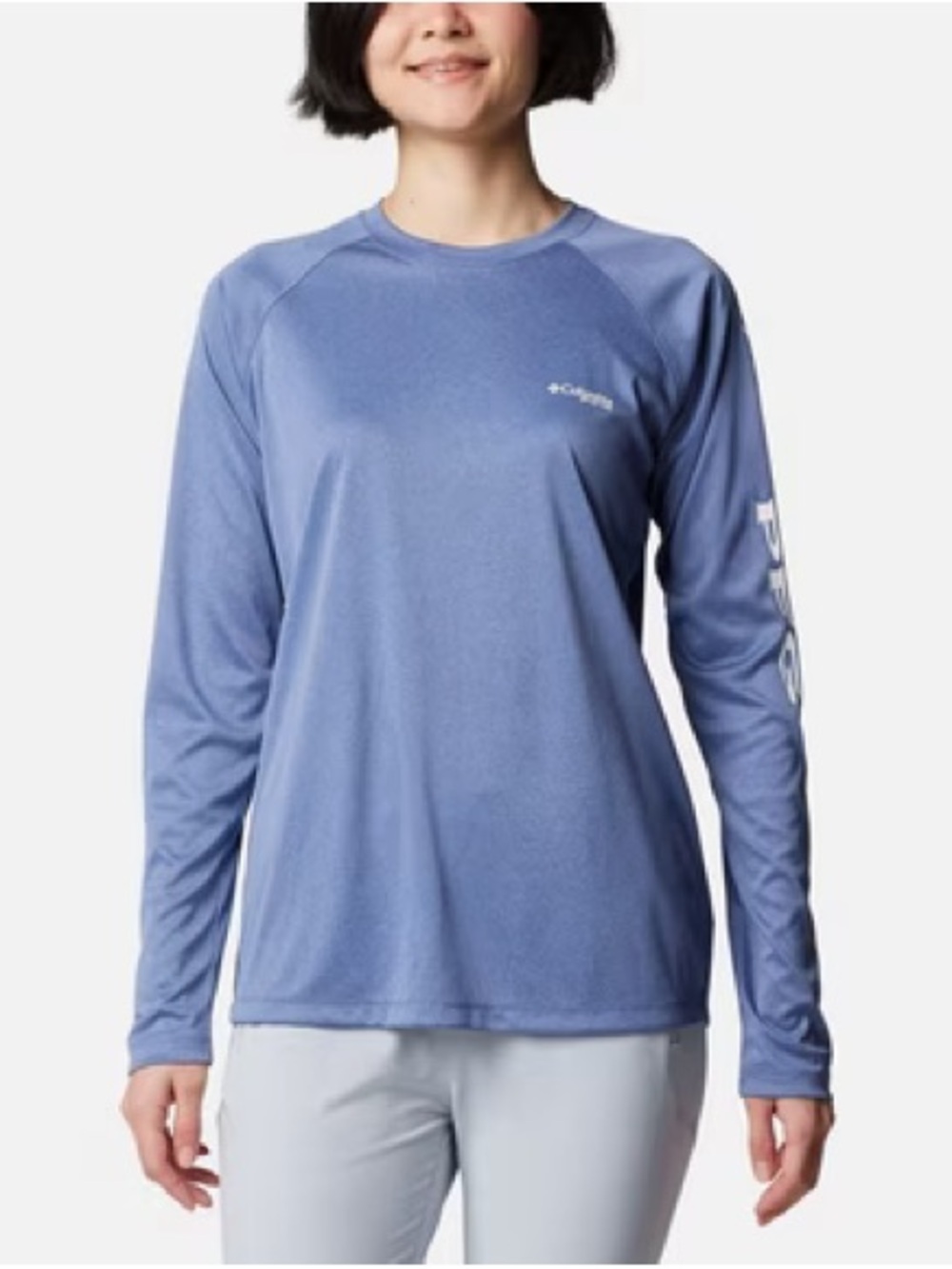 Columbia Long Sleeve Performance Tee - purple